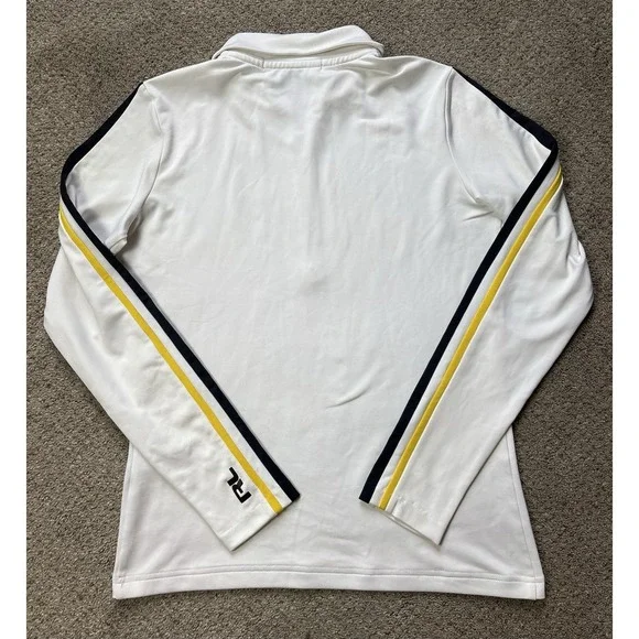Ralph Lauren Golf Womens Small White Long Sleeve 1/2 Zip Pullover White Solid - Picture 5 of 8